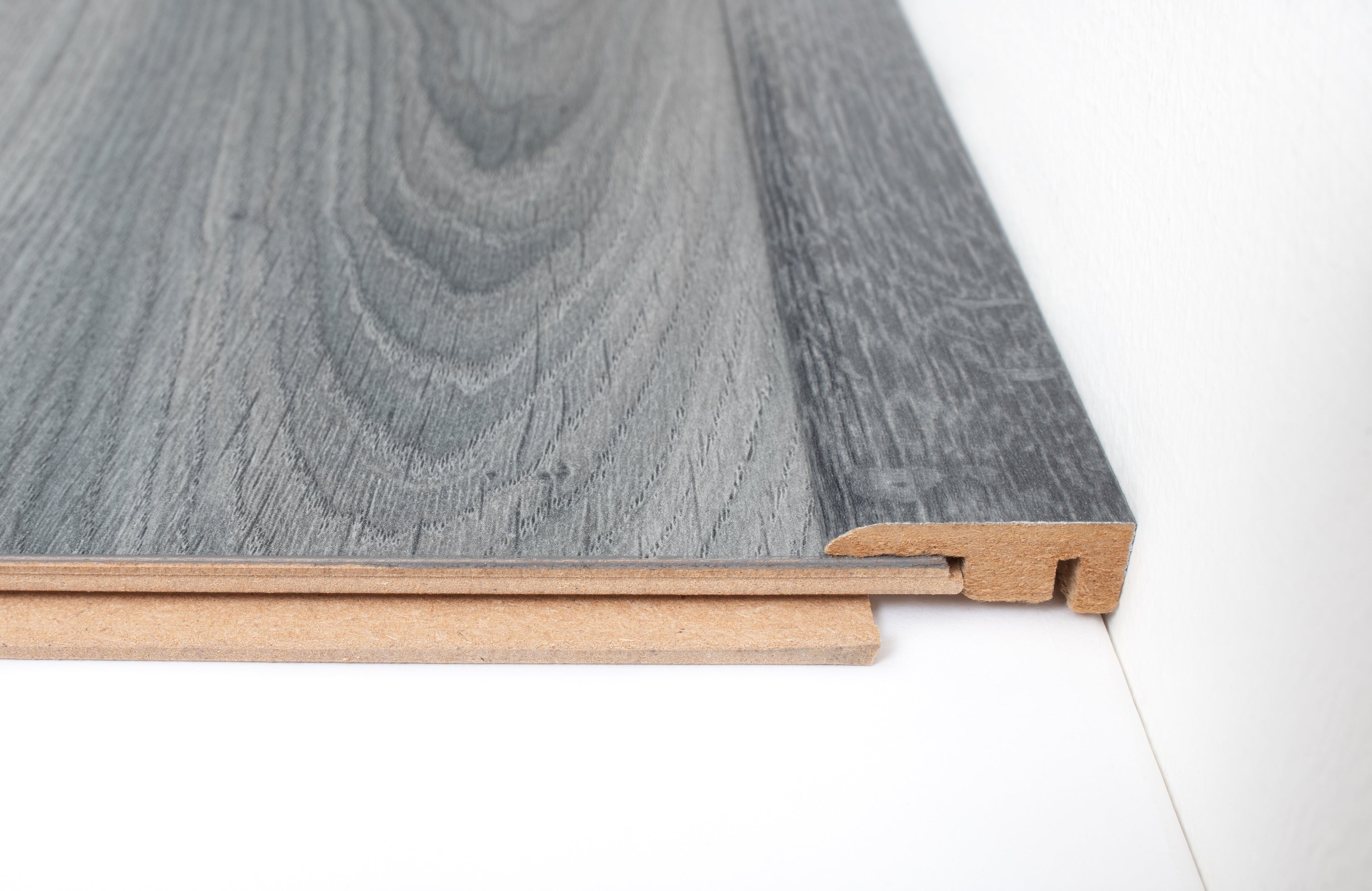 Stone Grey Laminate End Profile 3000mm x 11.5mm x 33mm