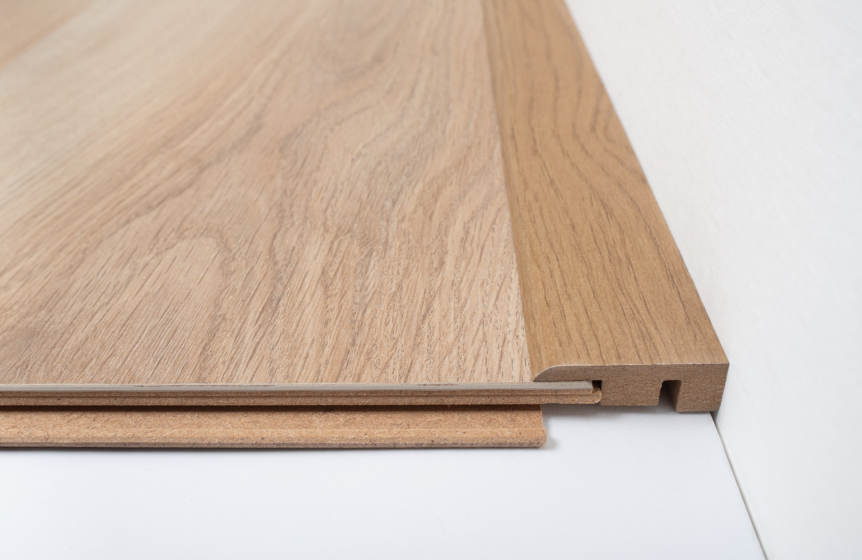 Beach Oak End Profile 2440 x 33 x 11.5mm