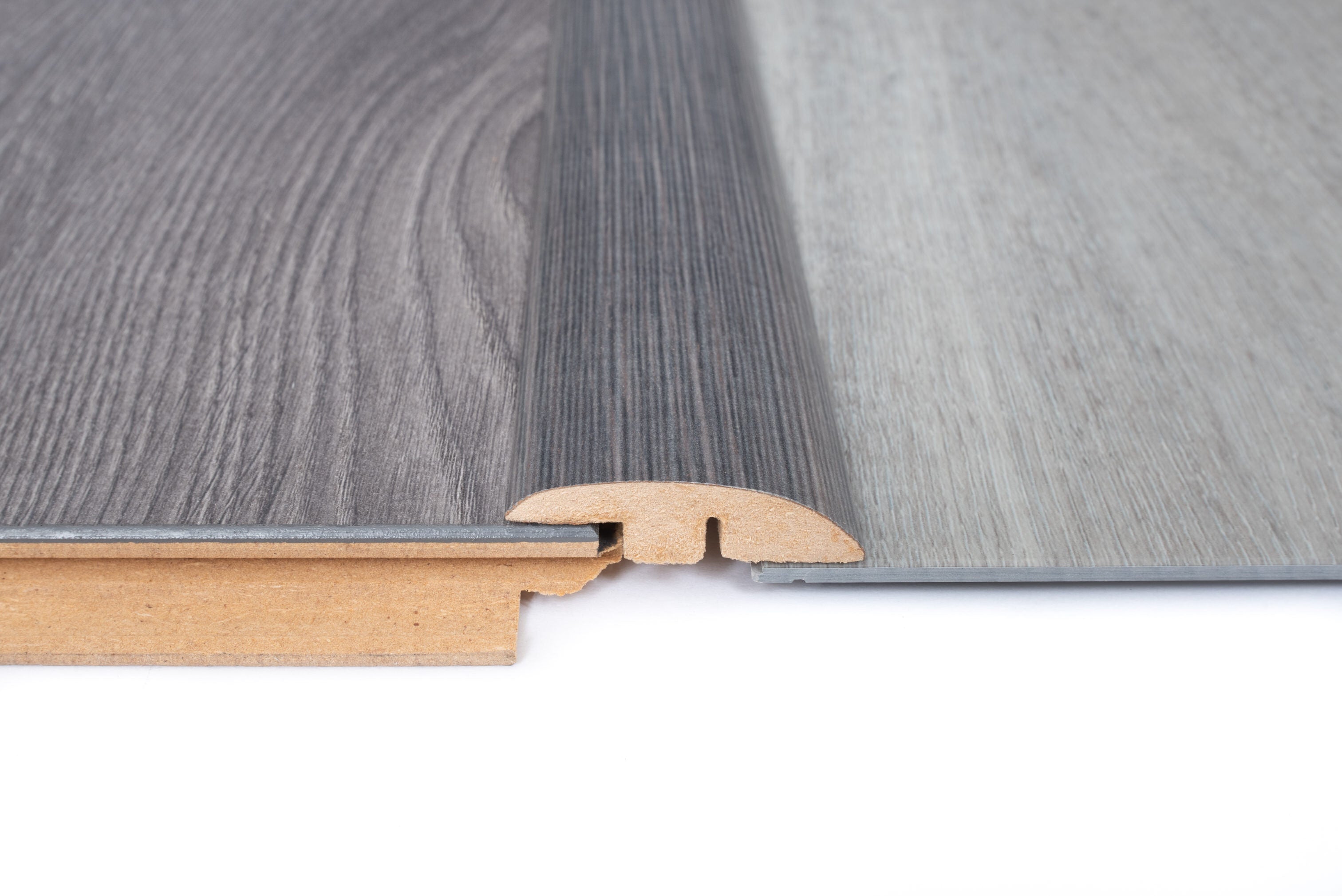 Charcoal Grey Laminate Ramp Profile 3000mm x 12mm x 45mm