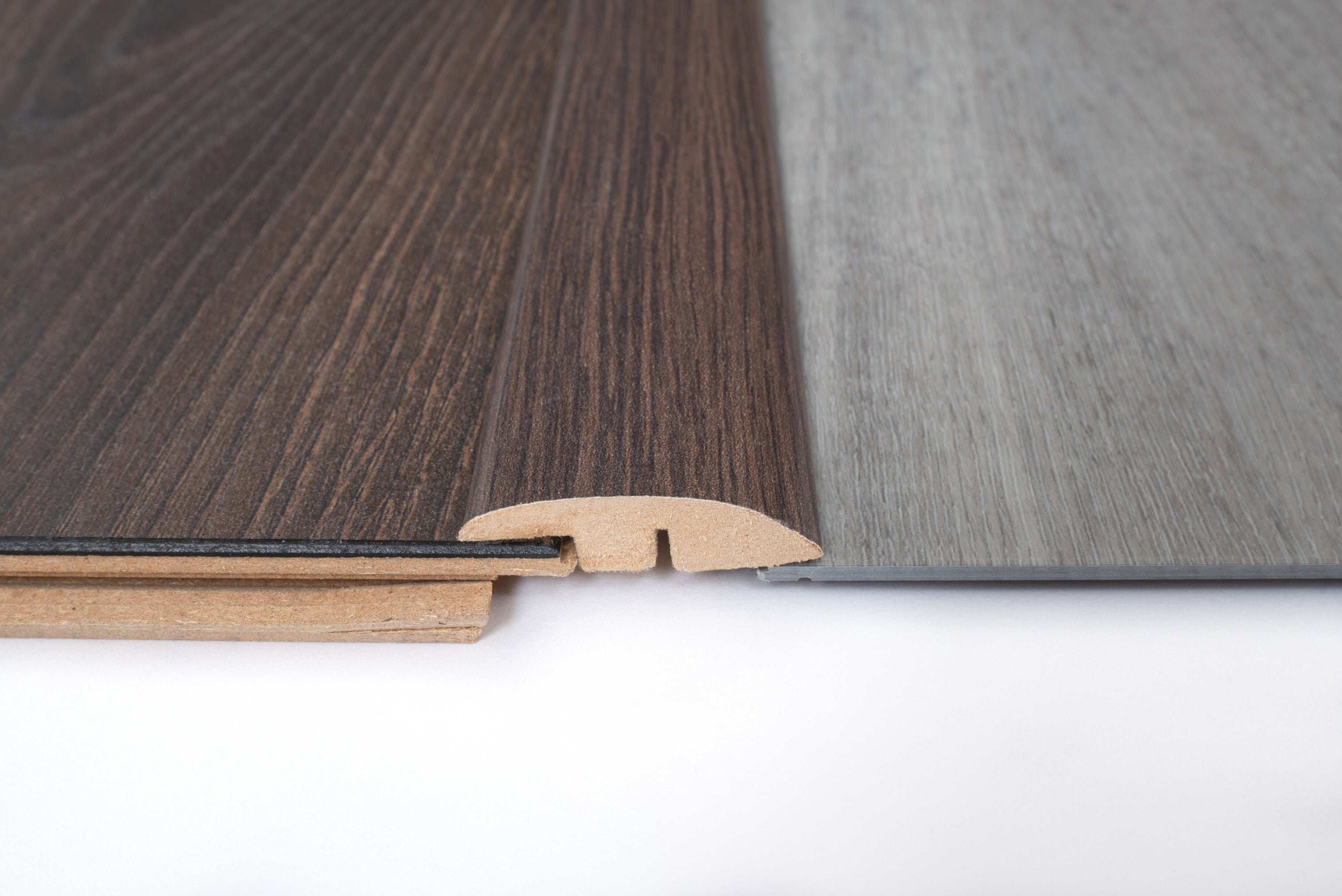 Walnut Laminate Ramp Profile 3000mm x 12mm x 45mm
