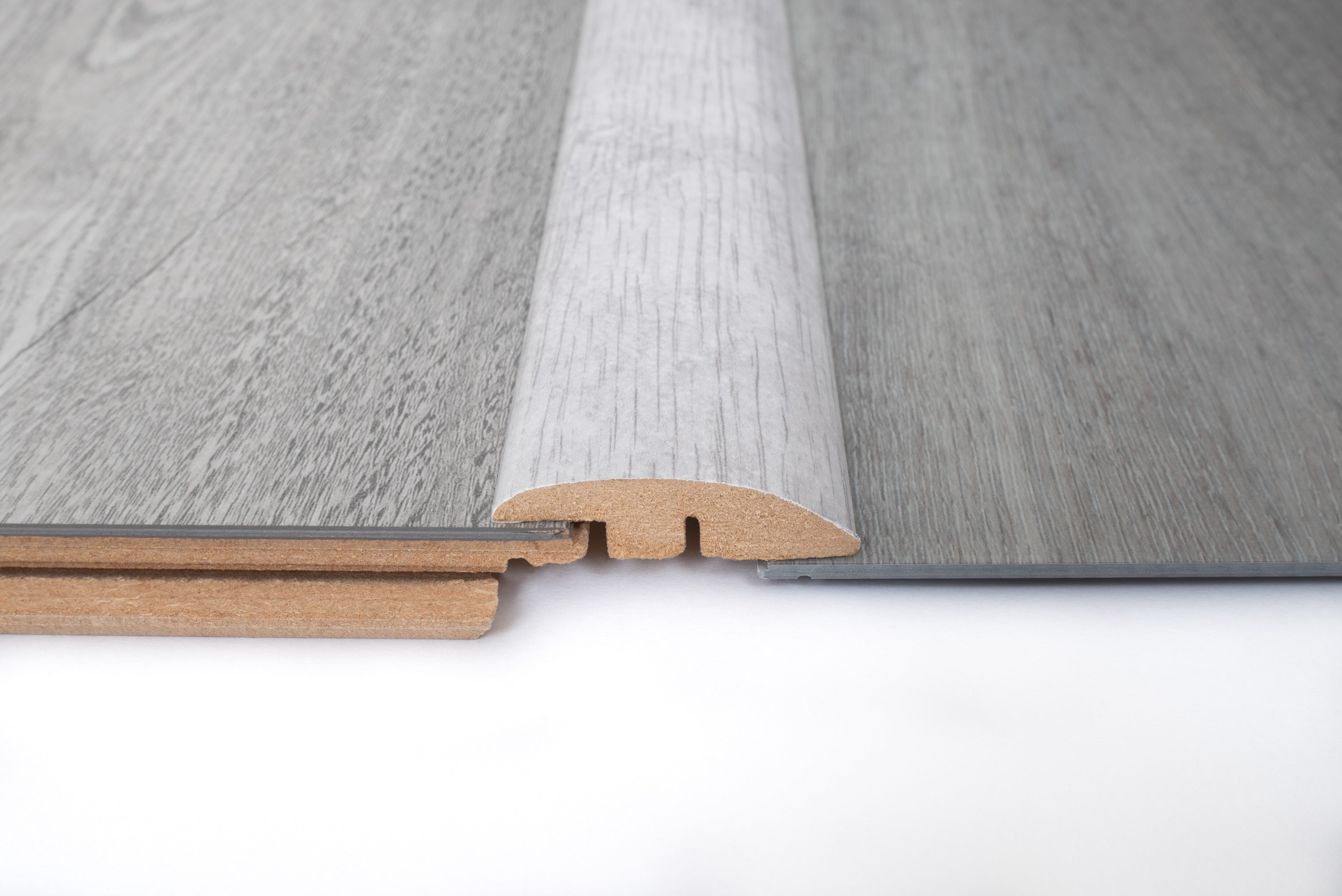 Silver Oak Laminate Ramp Profile 1000mm x 12mm x 45mm
