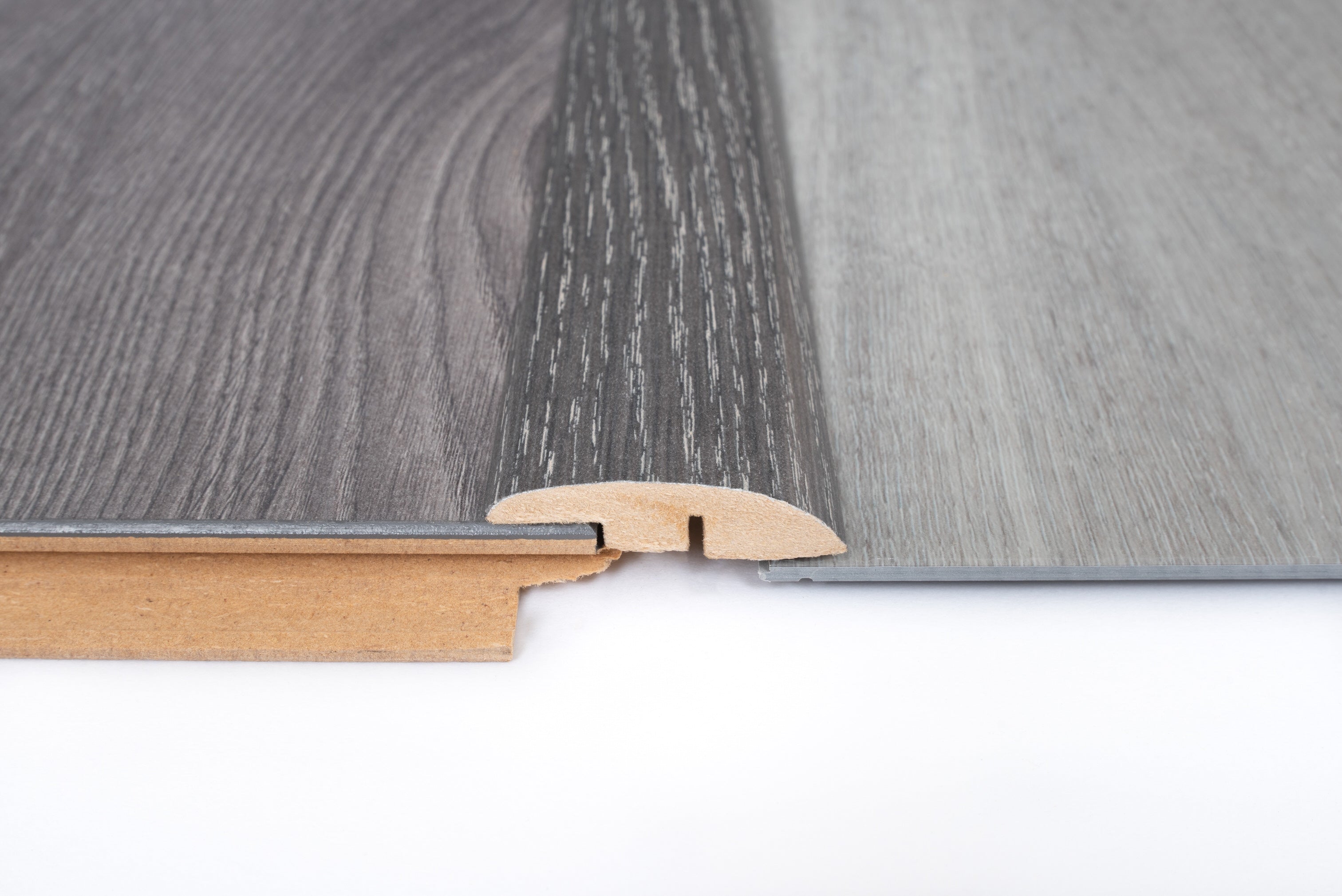 Smoked Grey Laminate Ramp Profile 1000mm x 12mm x 45mm