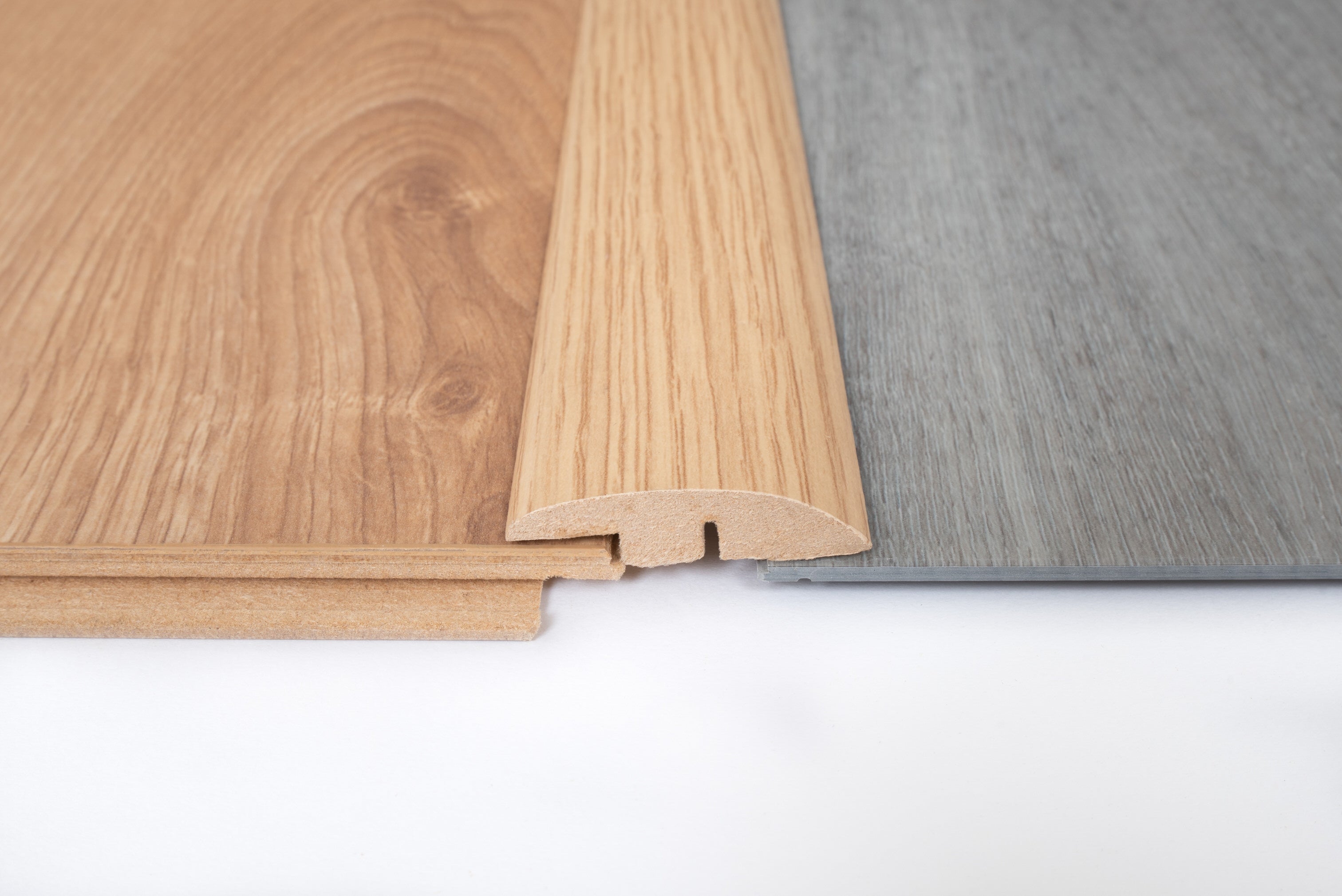 Light Oak Laminate Ramp Profile 1000mm x 12mm x 45mm