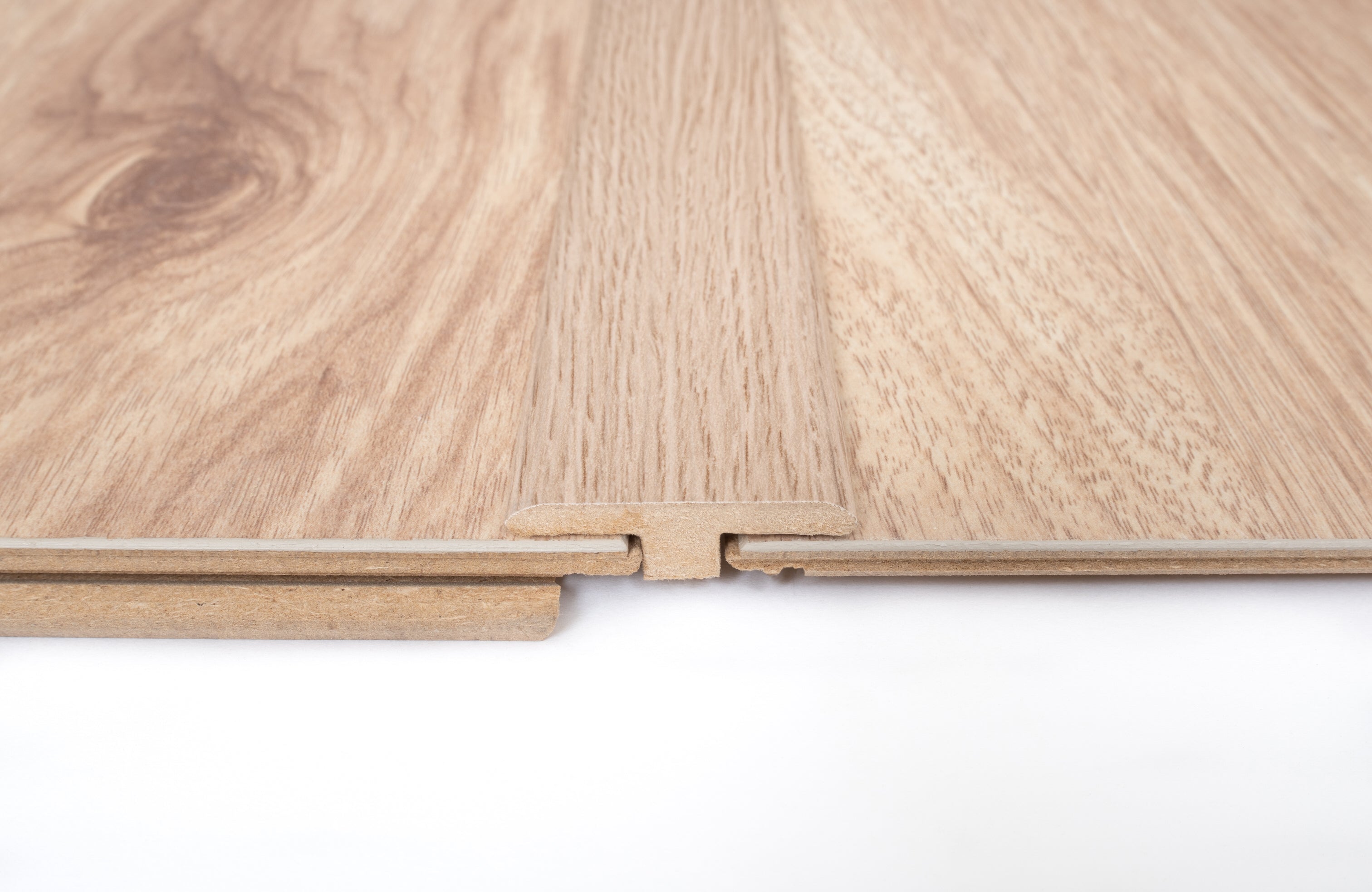 Sand Oak Laminate T Profile 3000mm x 12mm x 45mm