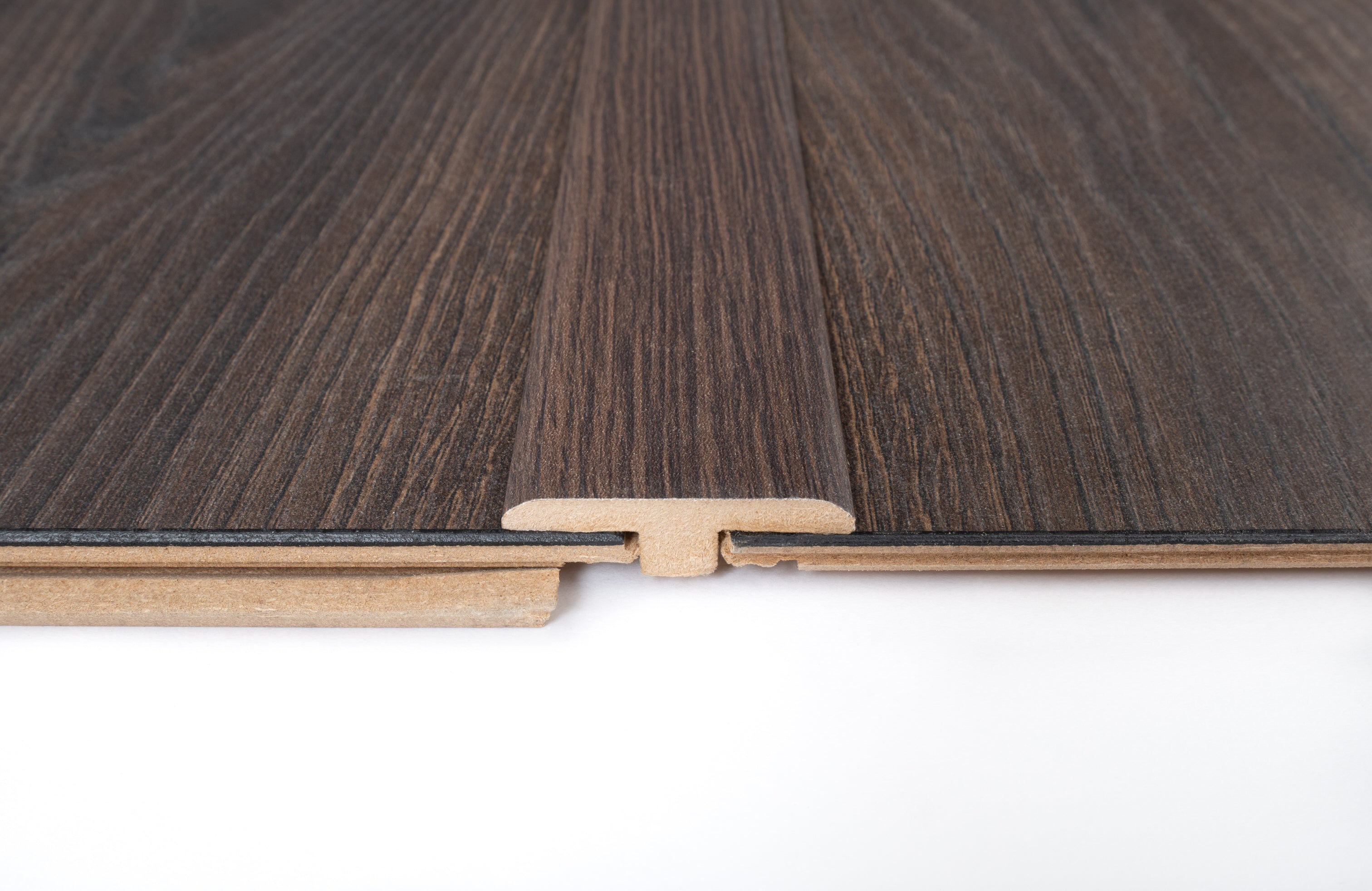 Walnut Laminate T Profile 3000mm x 12mm x 45mm