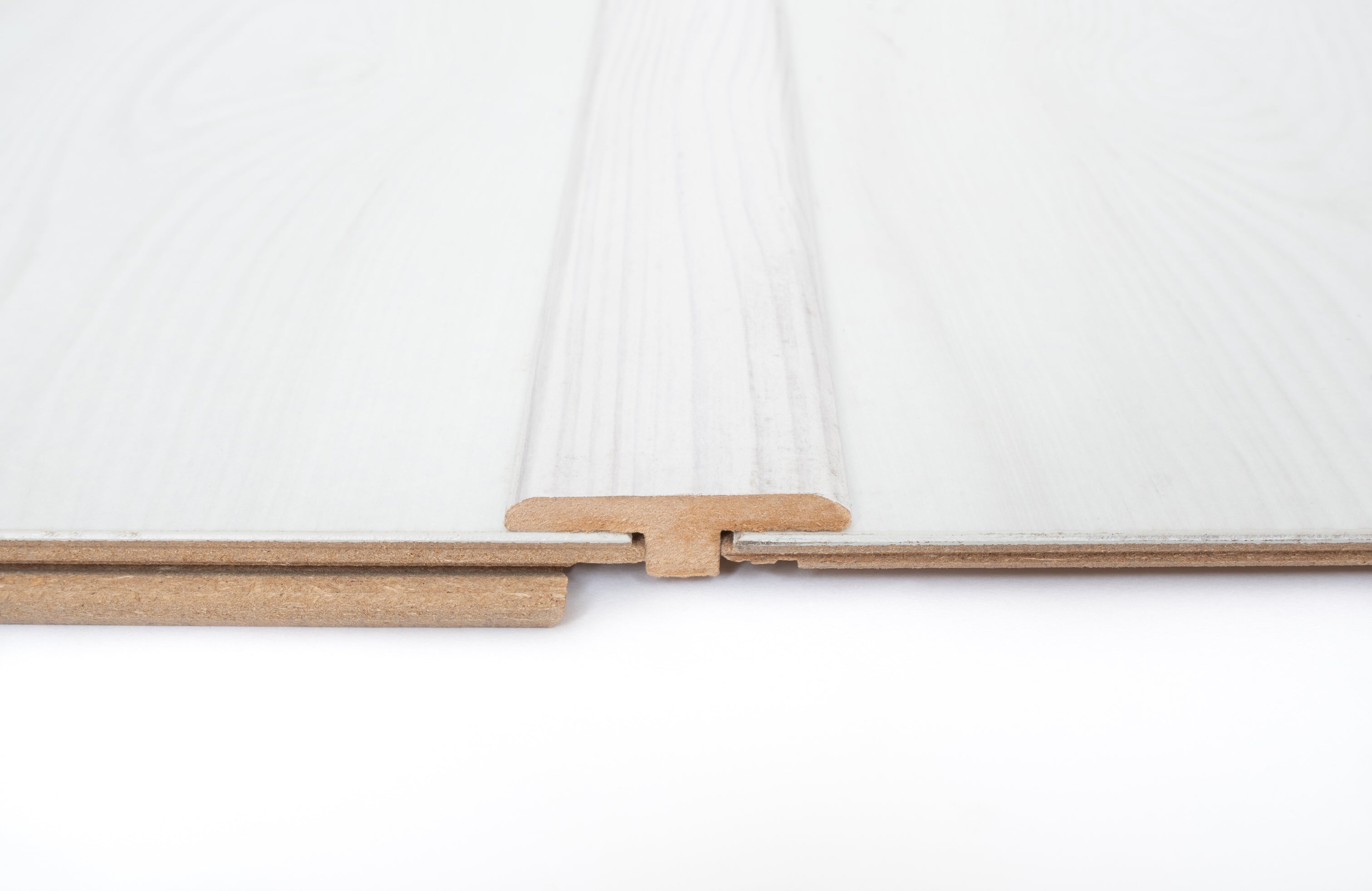 White Laminate T Profile 1000mm x 12mm x 45mm