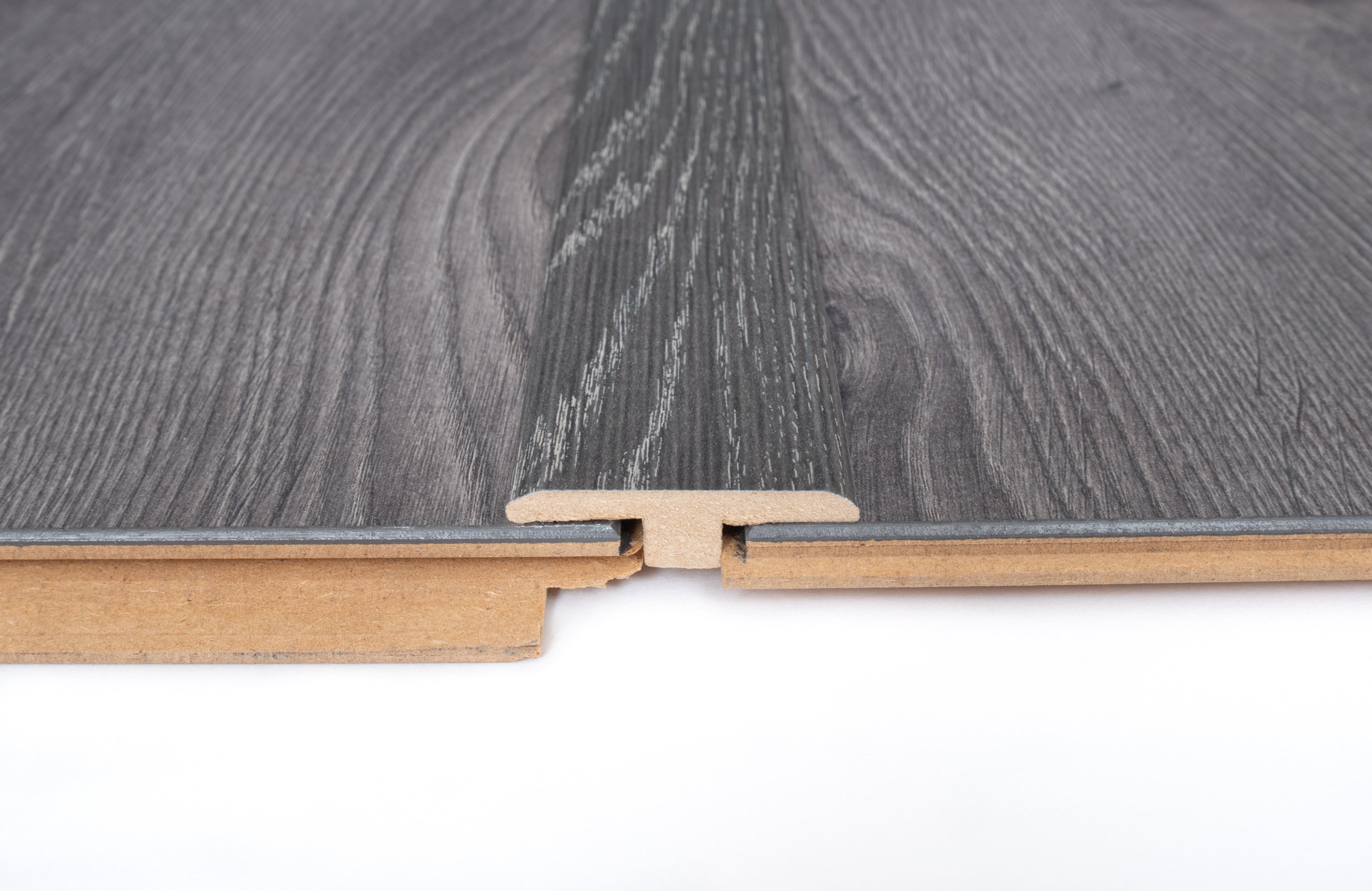 Smoked Grey Laminate T Profile 1000mm x 12mm x 45mm
