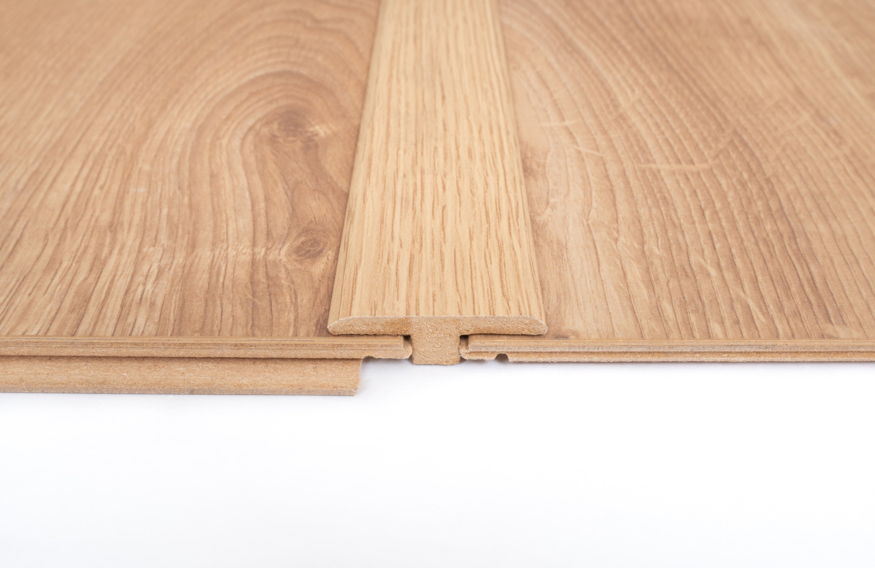 Light Oak Laminate T Profile 1000mm x 12mm x 45mm