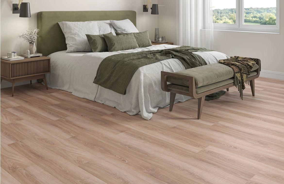 VarioClic 8mm Mundanya Light Brown Plank Laminate Flooring | 193 x 1204 x 8mm