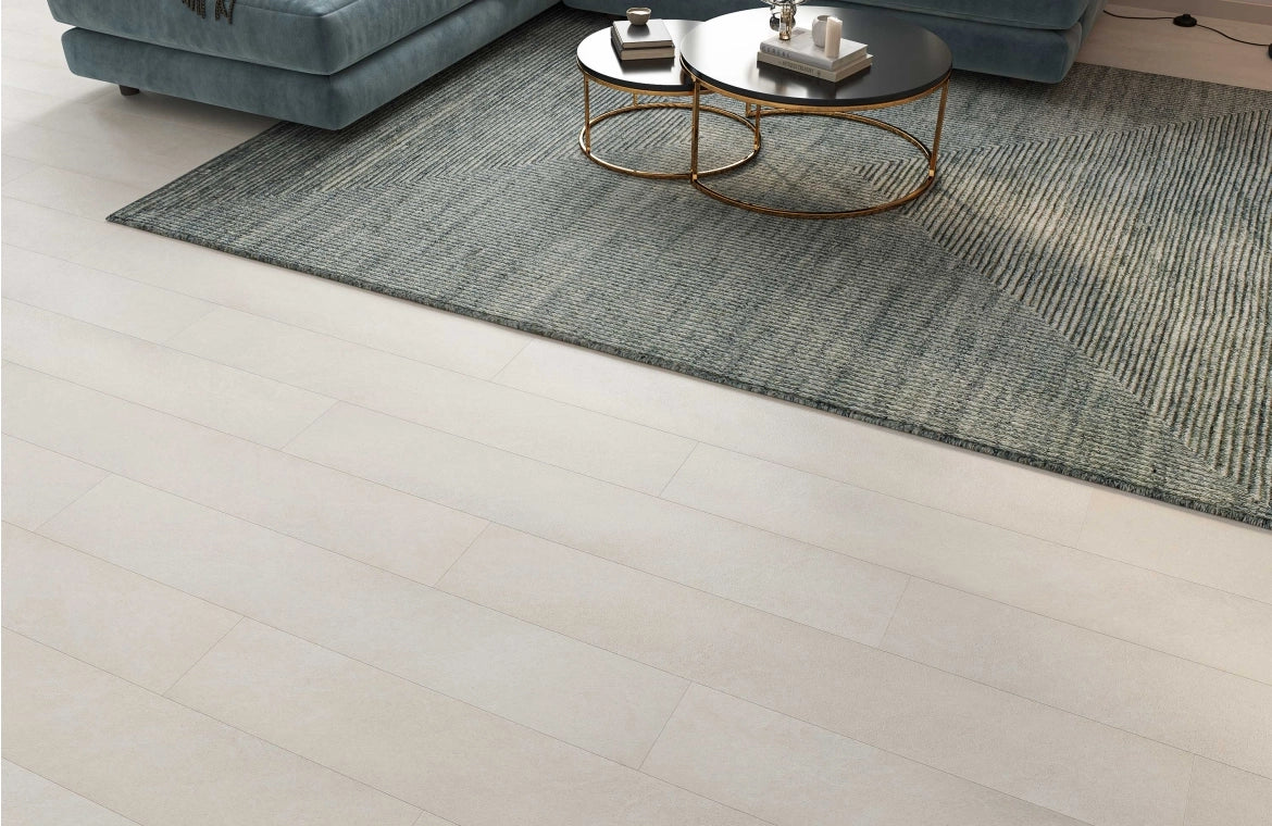 VarioClic 8mm Velena Beige Grey Stone Tile Effect Laminate Flooring | 244 x 1204 x 8mm