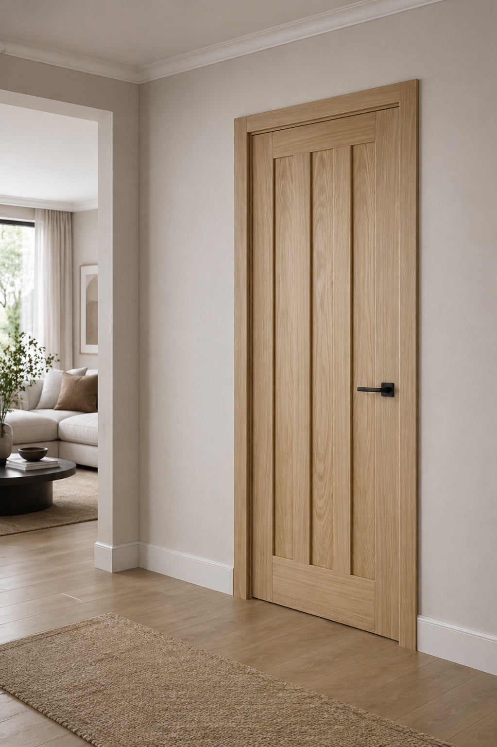 LPD Oak Idaho Prefinished Fire Door