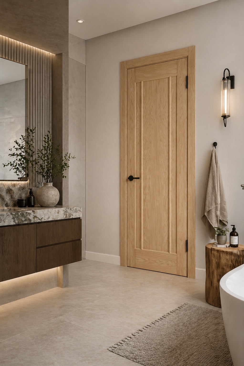 LPD Oak Lincoln Fire Door