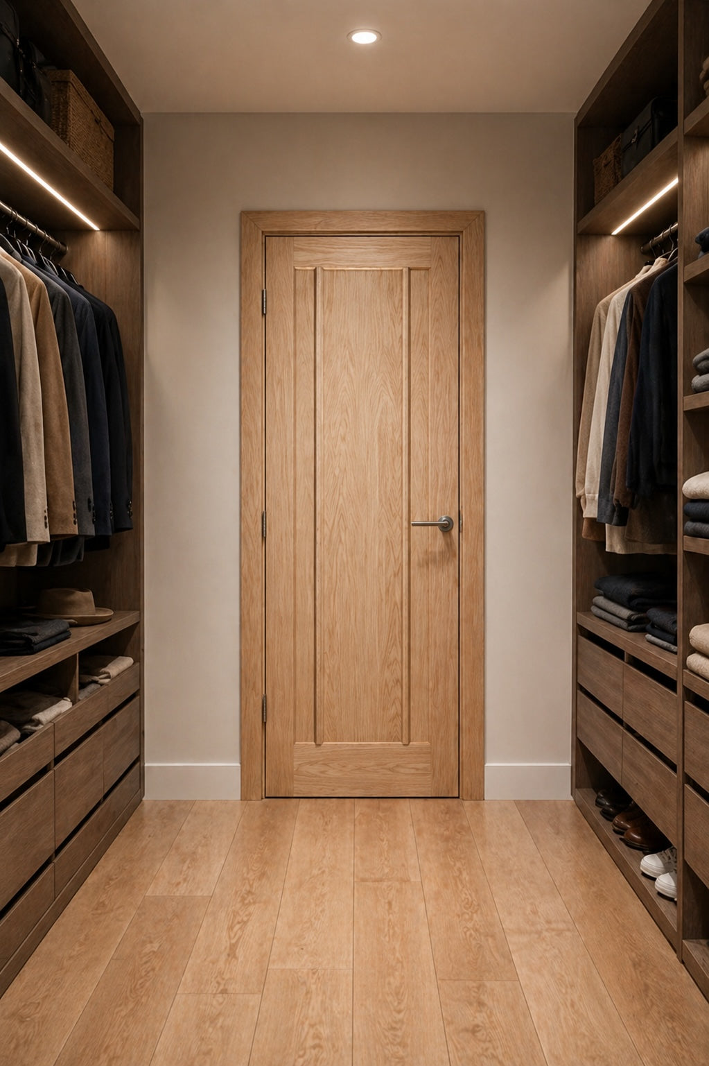 LPD Prefinished Oak Lincoln Fire Door