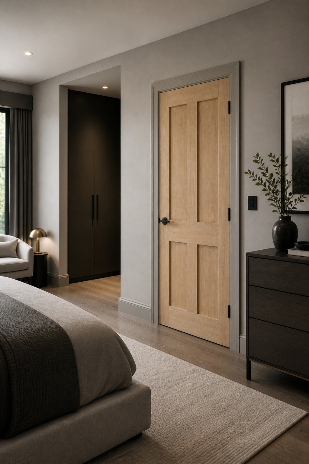 LPD Oak London Fire Door