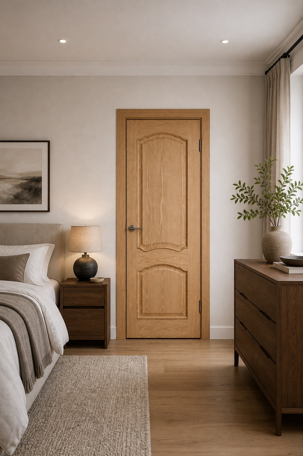 Pre-Assembled Oak Louis RM Door Set