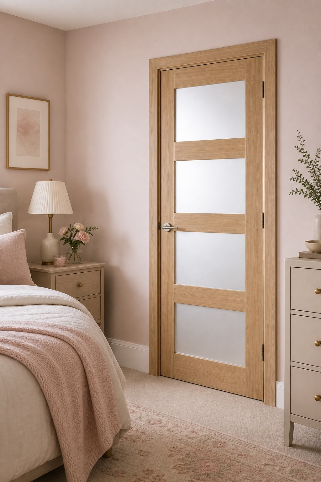 LPD Pre-finished Oak Shaker Glazed 4L Frosted