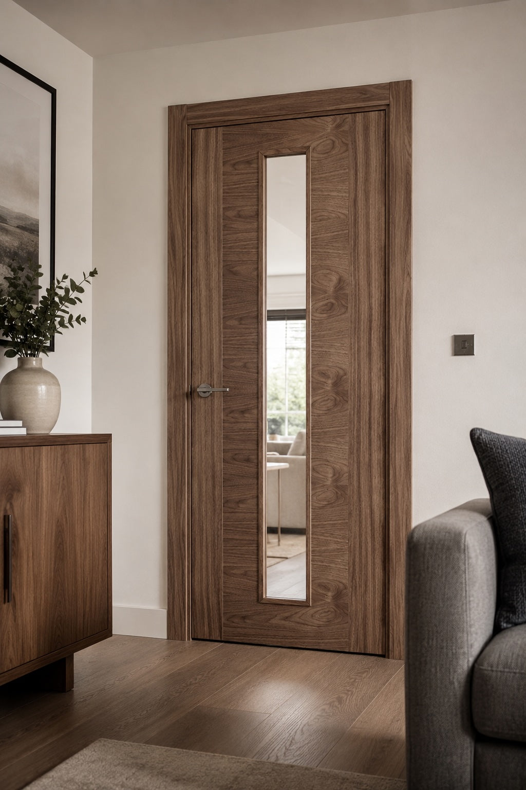 LPD Walnut Sofia 1L Glazed Pre-Finished