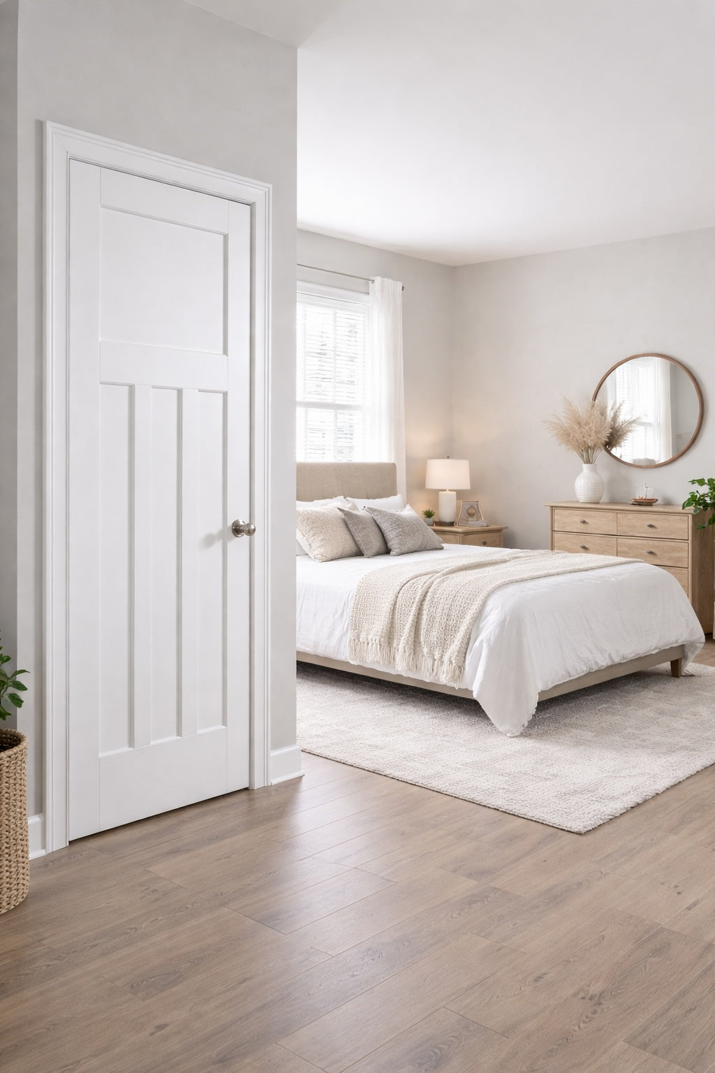 LPD Solid White Primed DX 30's Style Fire Door