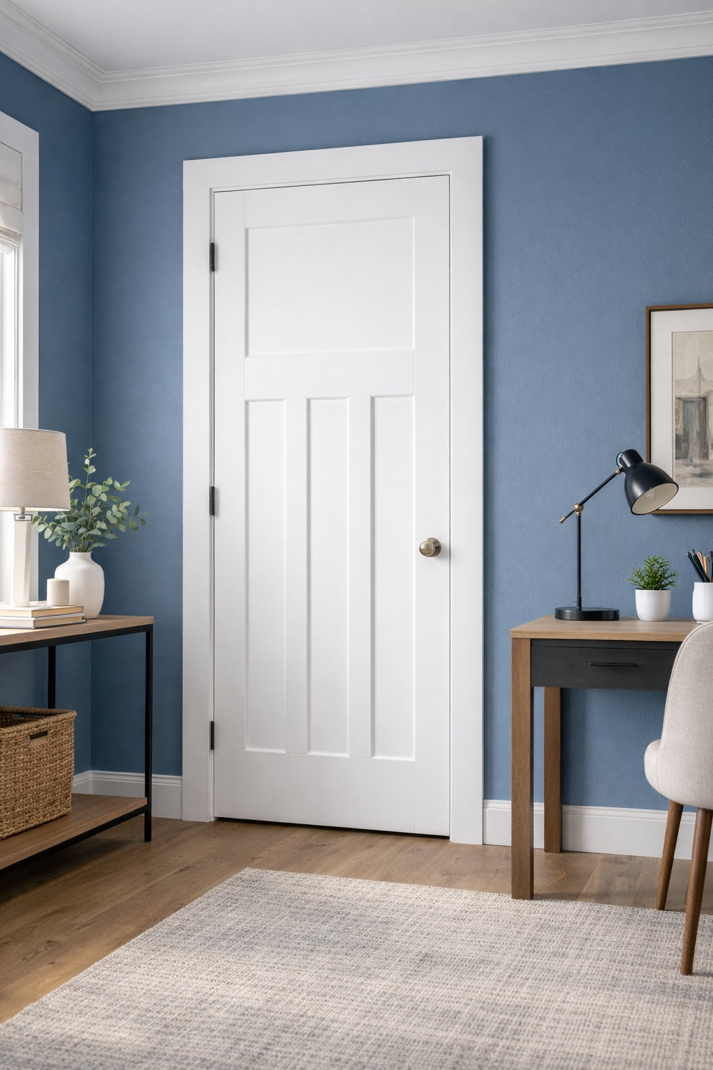 LPD Solid White Primed DX 30's Style Fire Door
