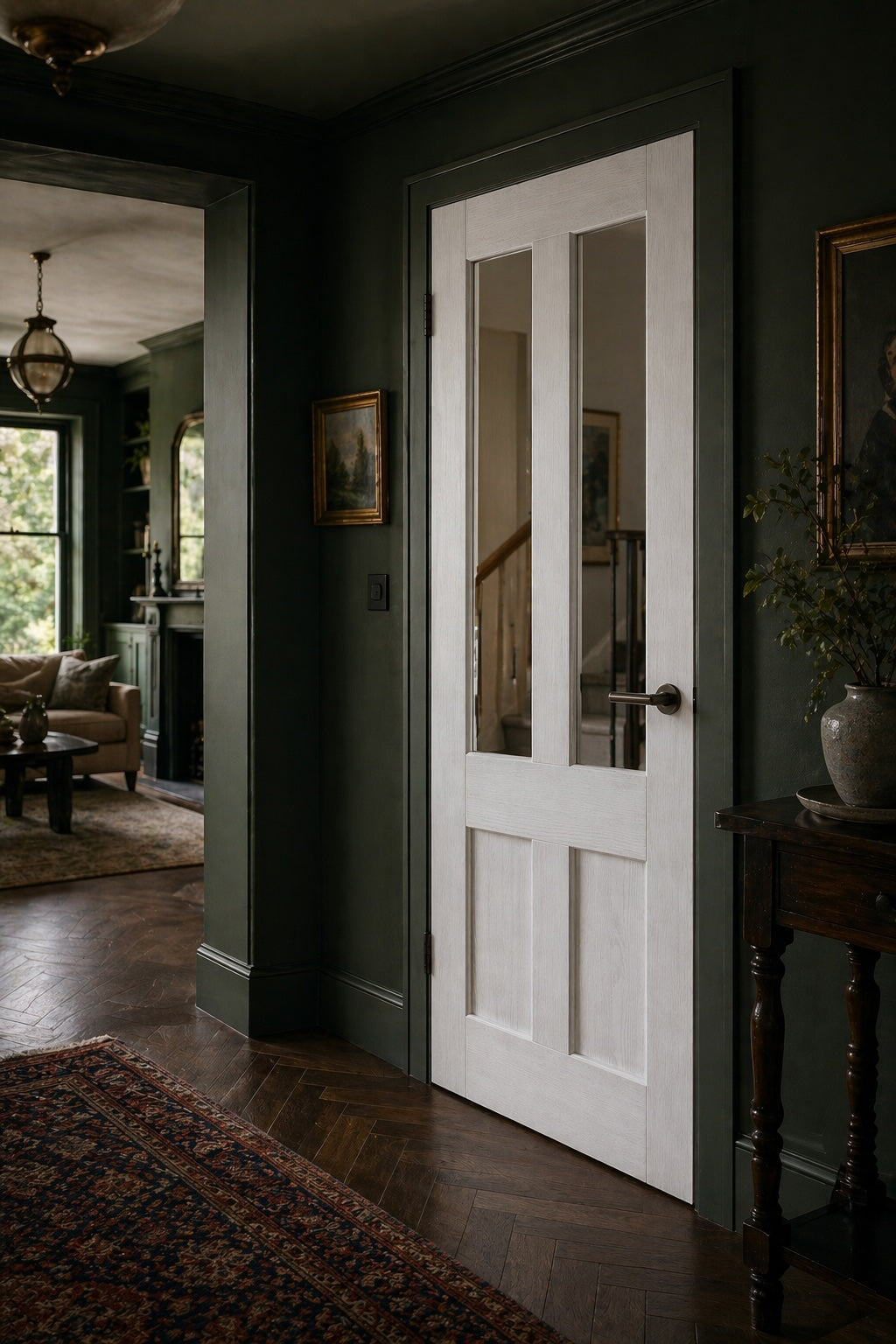 LPD Solid White Primed London Clear Glazed