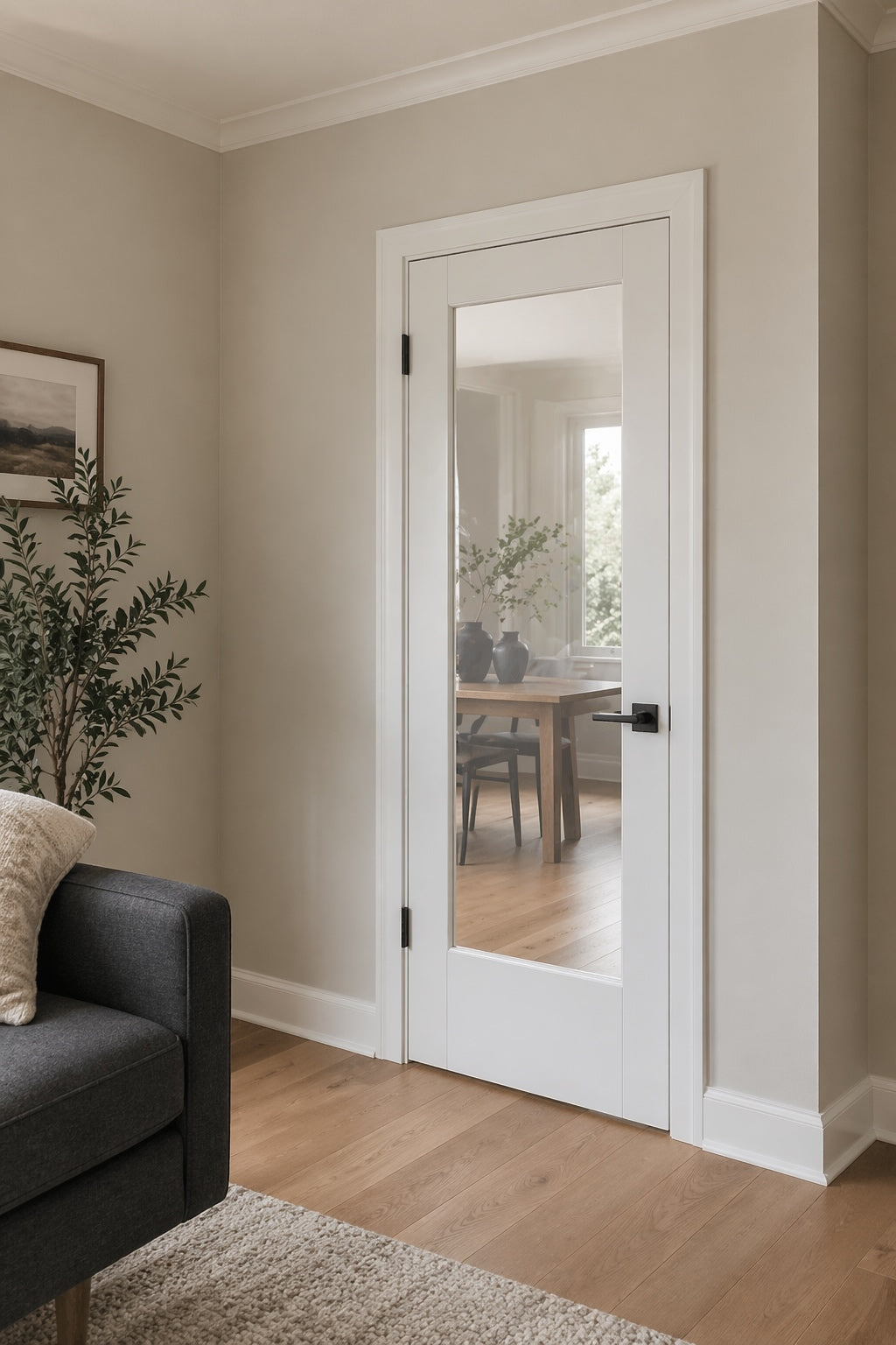 LPD Solid White Primed Pattern 10 Clear Glazed