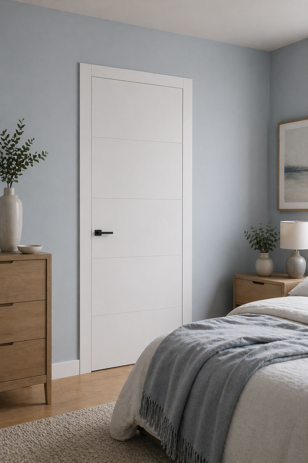 LPD White Primed Santandor Fire Door