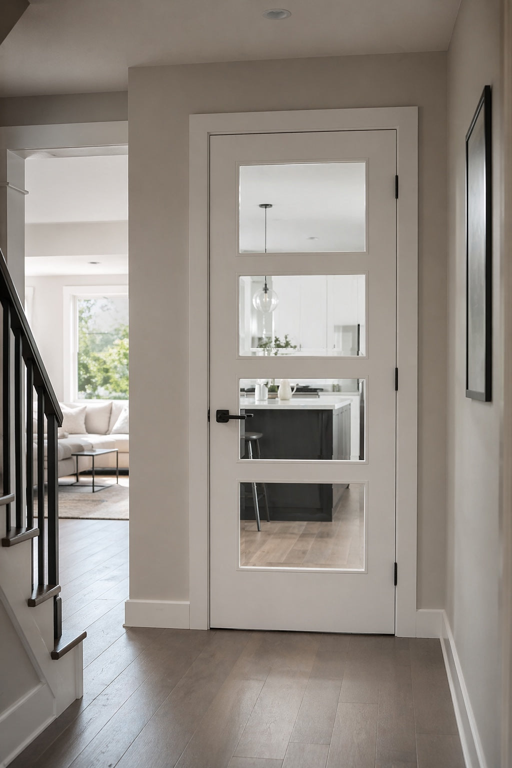 LPD Solid White Primed Vancouver 4L Clear Glazed