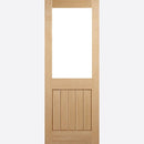 Joinery External Solid Oak Mexicano Half Glazed