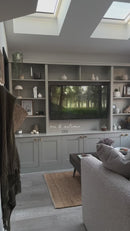 LPD Black Pre-Finished Chelsea 4L Reeded Glass