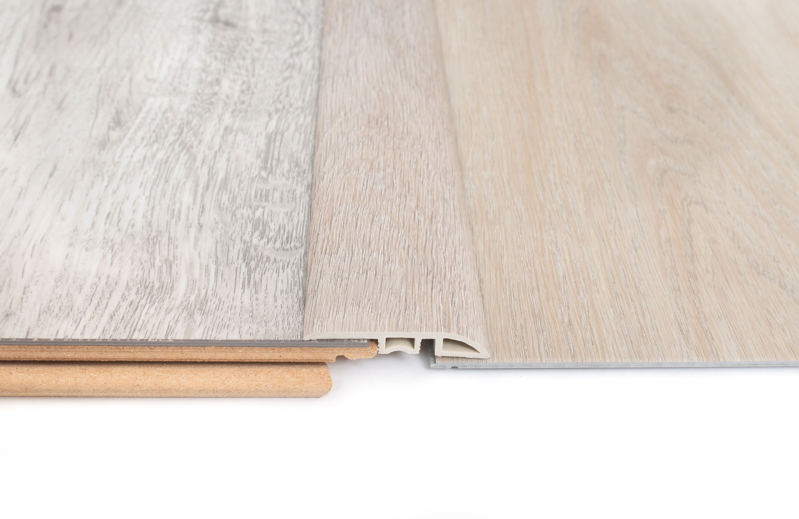 Light Almond SPC Vinyl Ramp Profile 2400 x 45 x 7mm