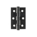 Atlantic CE Fire Rated Grade 7 Ball Bearing Hinges 3" x 2" x 2mm - Matt Black