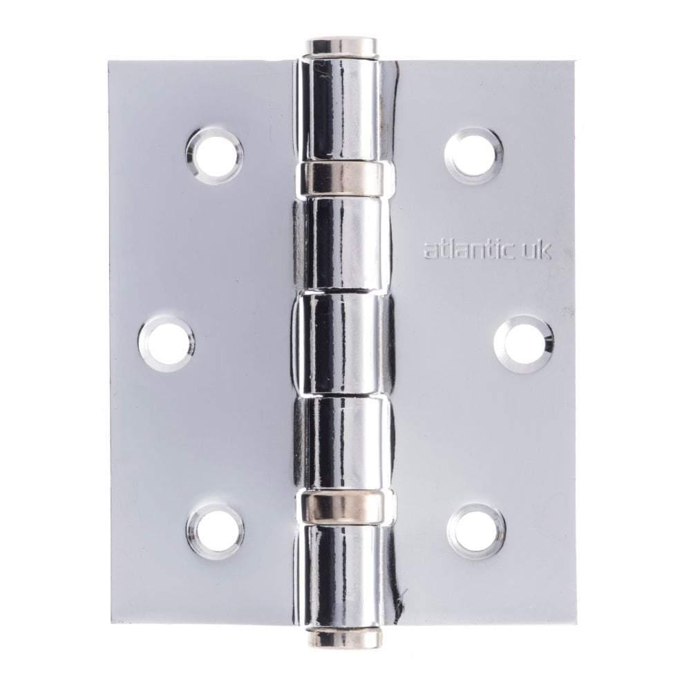 Atlantic Elite 3" Hinges (3 Pack) (Polished Chrome) - Door Supplies Online