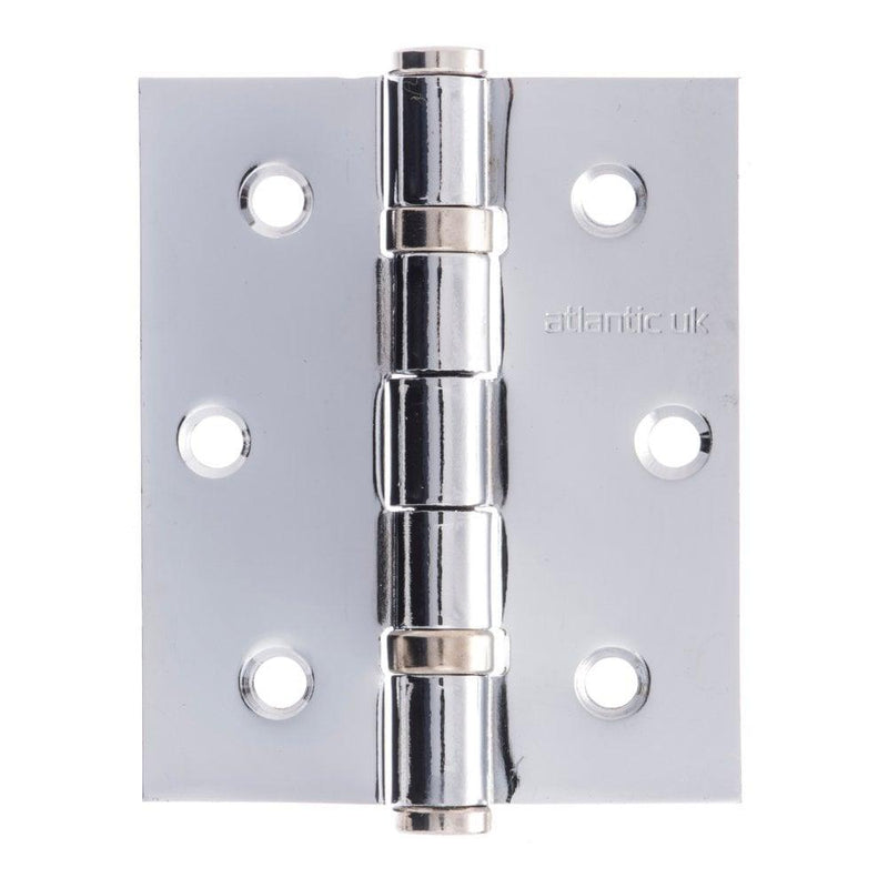 Atlantic Elite 3" Hinges (Polished Chrome) - Door Supplies Online