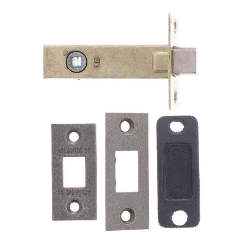 Atlantic 3" Tubular Deadbolt (Distressed Silver) - Door Supplies Online