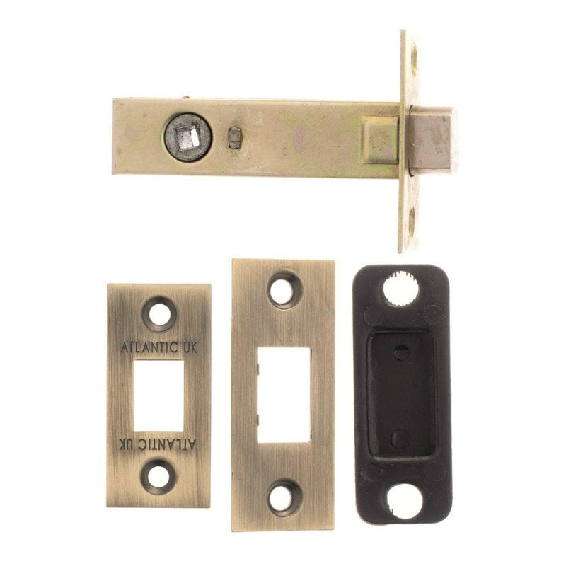 Atlantic 2.5" Tubular Deadbolt (Matt Antique Brass) - Door Supplies Online