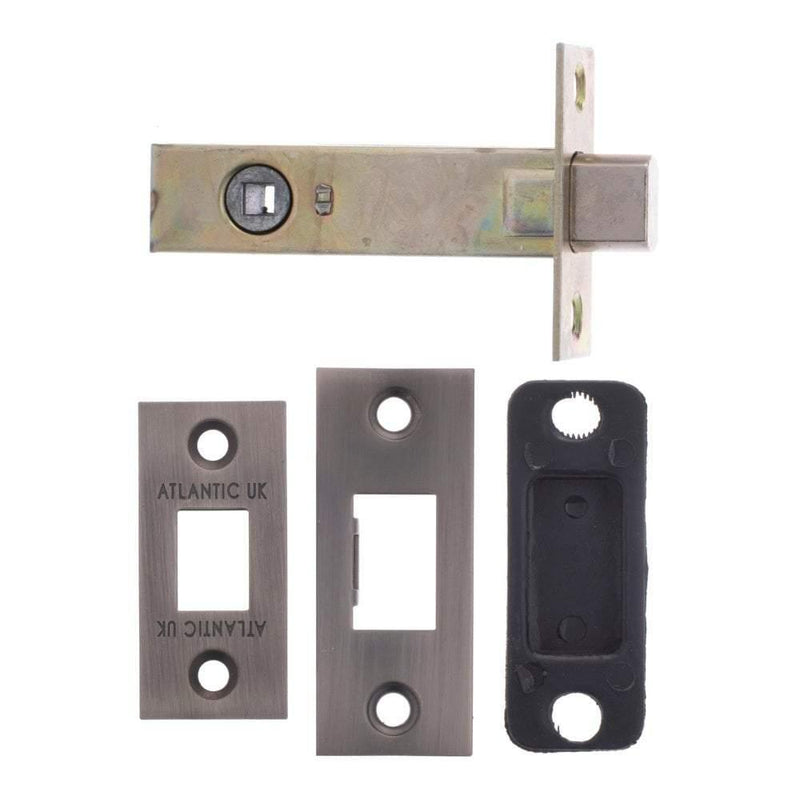 Atlantic 4" Tubular Deadbolt (Matt Gun Metal) - Door Supplies Online