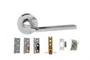 Atlantic Surf Dorpac (2.5" Latch, 3"x2" Hingesx3) - Polished Chrome
