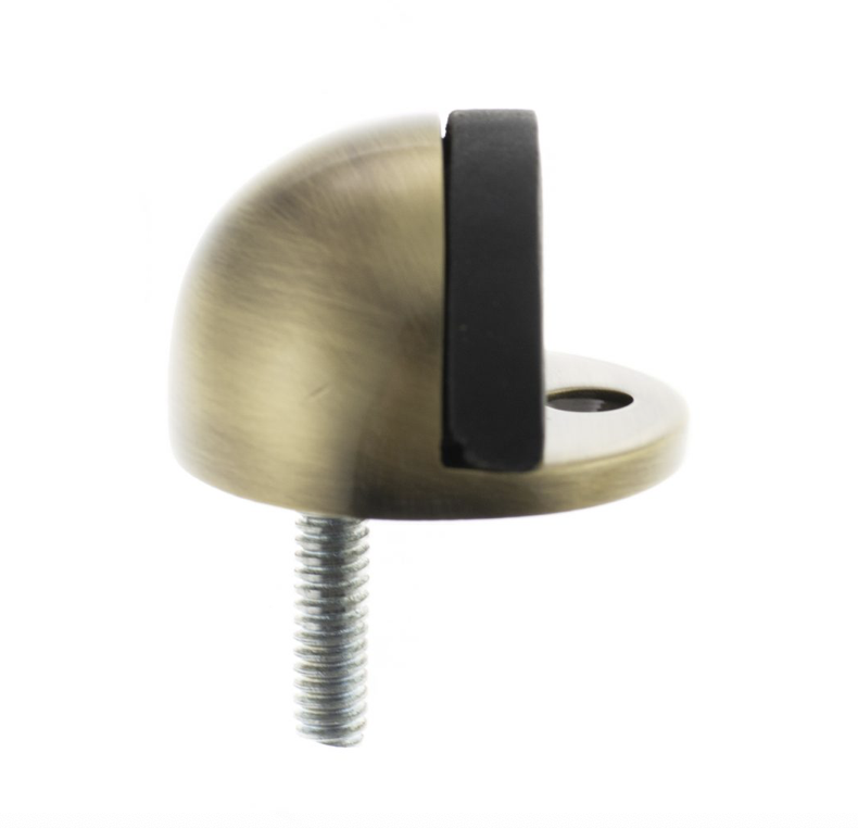 Atlantic Half Moon Door Stop (Antique Brass)
