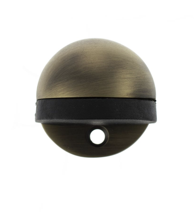 Atlantic Half Moon Door Stop (Matt Antique Brass)
