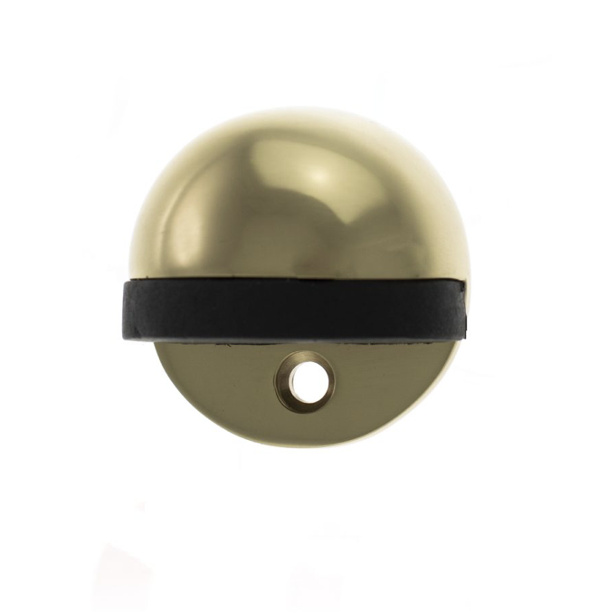 Atlantic Half Moon Door Stop (Polished Brass)