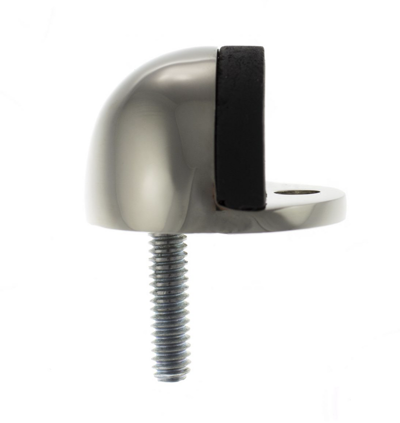 Atlantic Half Moon Door Stop (Polished Nickel)
