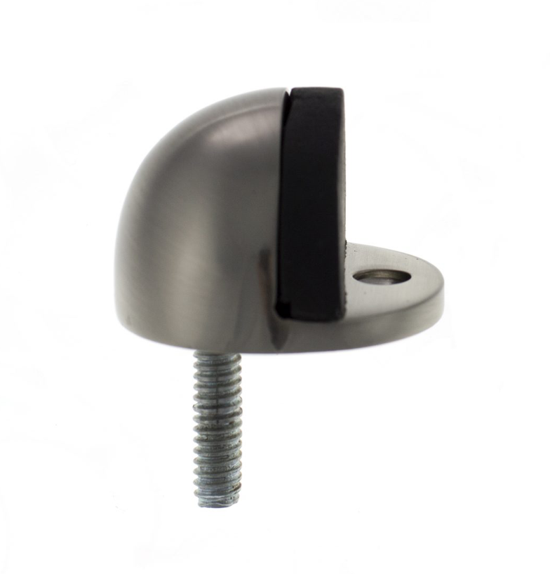 Atlantic Half Moon Door Stop (Satin Nickel)