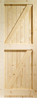 External Door XL Joinery External Clear Pine Framed Ledged and Braced Gate