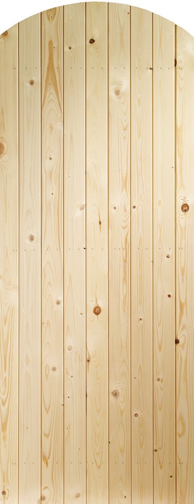 External Door XL Joinery External Clear Pine Arched Top Gate