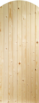 External Door XL Joinery External Clear Pine Arched Top Gate