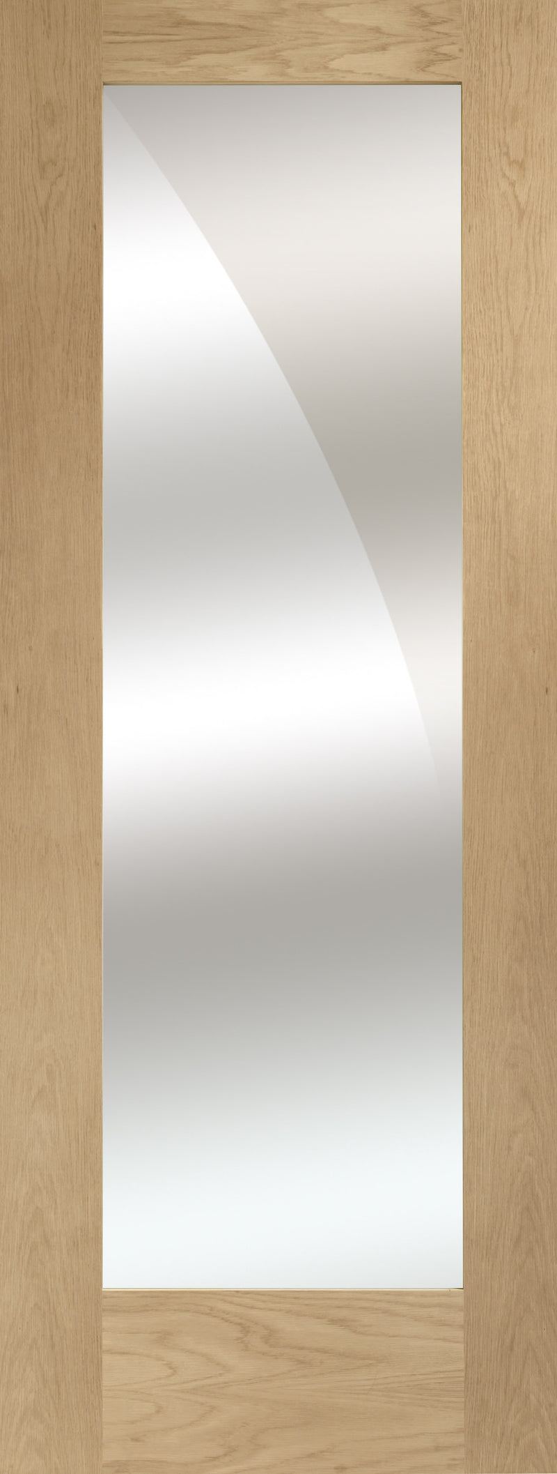 XL Joinery Oak Pattern 10 Glazed with Mirror Internal door