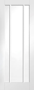 XL Joinery White Primed Worcester Fire Door Clear Glass