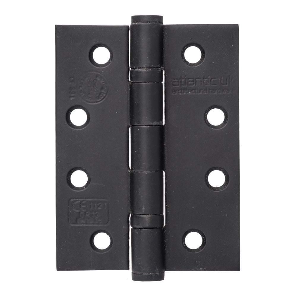 Atlantic Elite 4" Hinges (3 Pack) (Matt Black) - Door Supplies Online