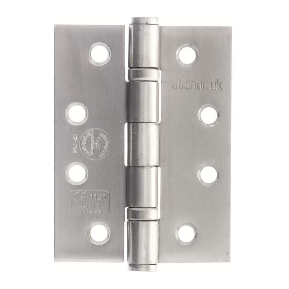 Atlantic Elite 4" Hinges (3 Pack) (Satin Stainless Steel) - Door Supplies Online