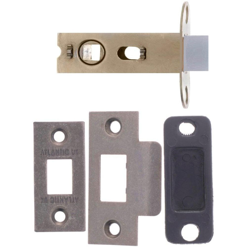 Atlantic 2.5" Tubular Latch (Distressed Silver) - Door Supplies Online